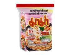 มาม่าบะหมี่รสต้มยำกุ้ง แพค 10 ซอง