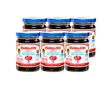 แม่ประนอมน้ำพริกเผาไทย 228 กรัม แพ็ค 6 ชิ้น