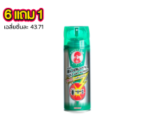 คินโชเขียว แมลงบิน-คลาน กลิ่นดอกไม้ 300 มล.1 กระป๋อง